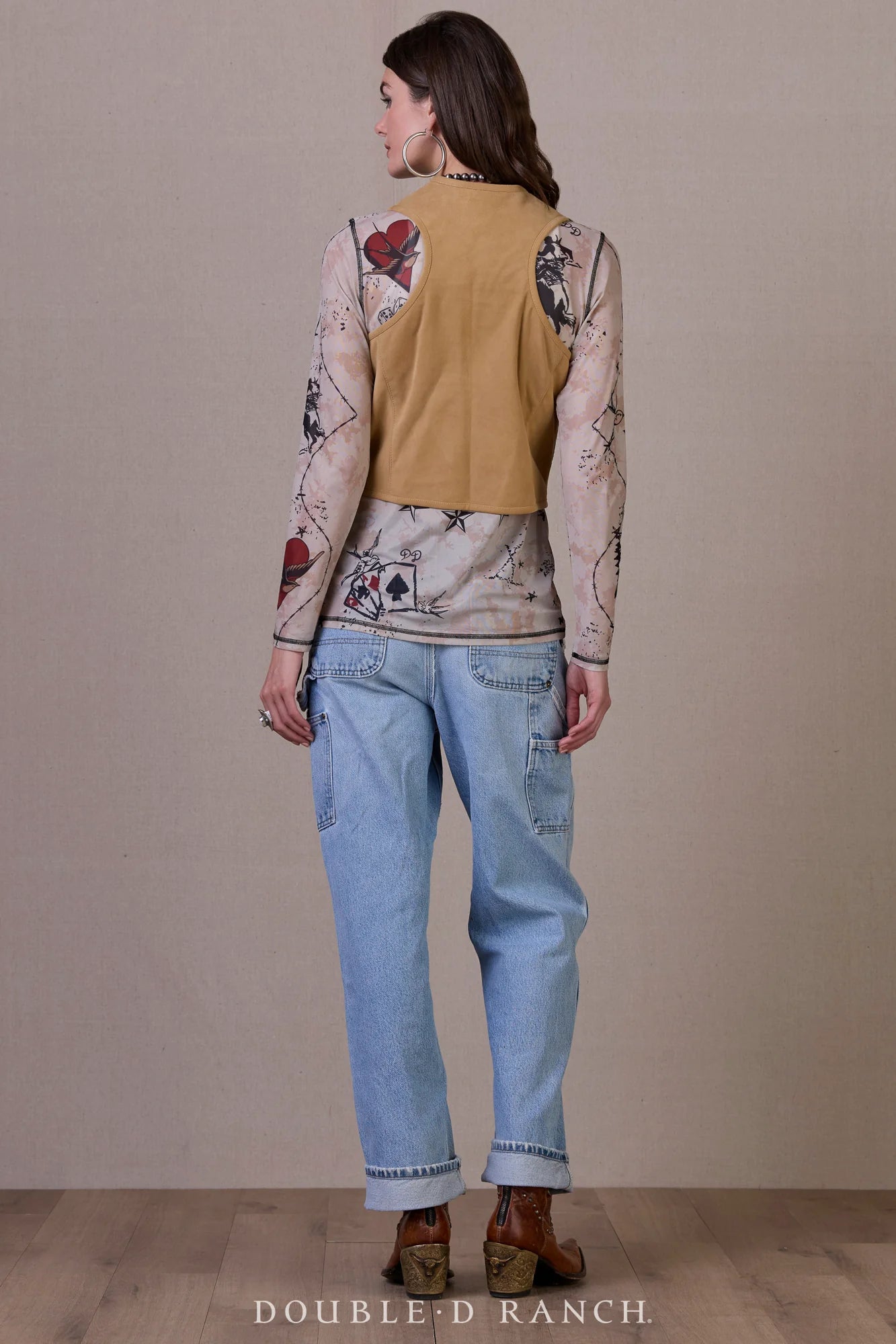 CONCRETE ROSE VEST V1069