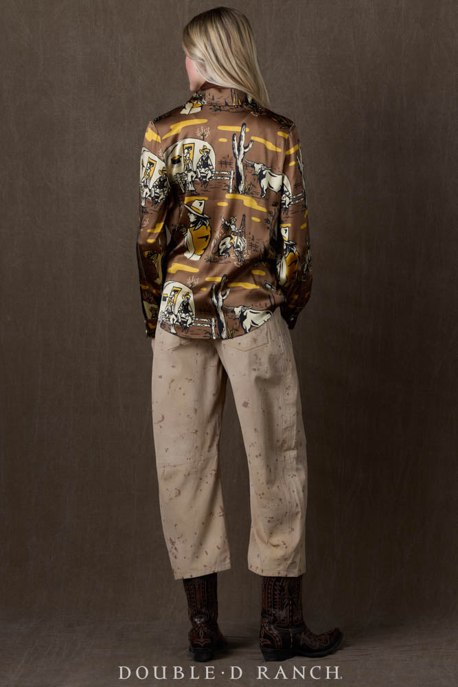 OIL CAMP BLOUSE T4238