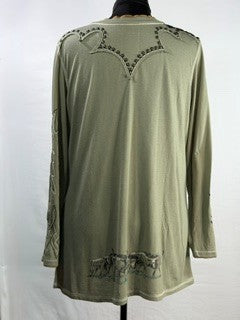 CF22-14 BOOT STITCH TOP 2X