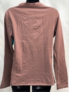CF52-176 BRN CHARMED TOP M