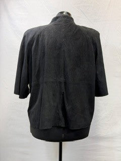 CF105-15 CROSS STITCH SUEDE JACKET 2X