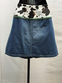 CF33-186 COW PRINT SKIRT 10