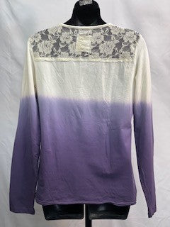 CF52-169 DIP DYE LACE TOP M