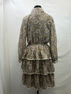 CF82-7 FLORAL DRESS XS