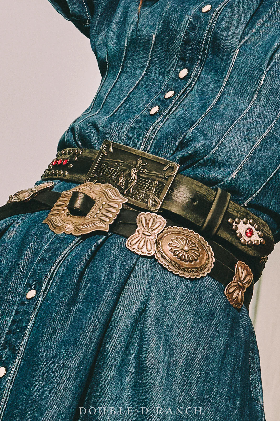 STUD COUNTRY BELT-816B