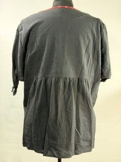 CF86-57 BLK EMB TOP XL