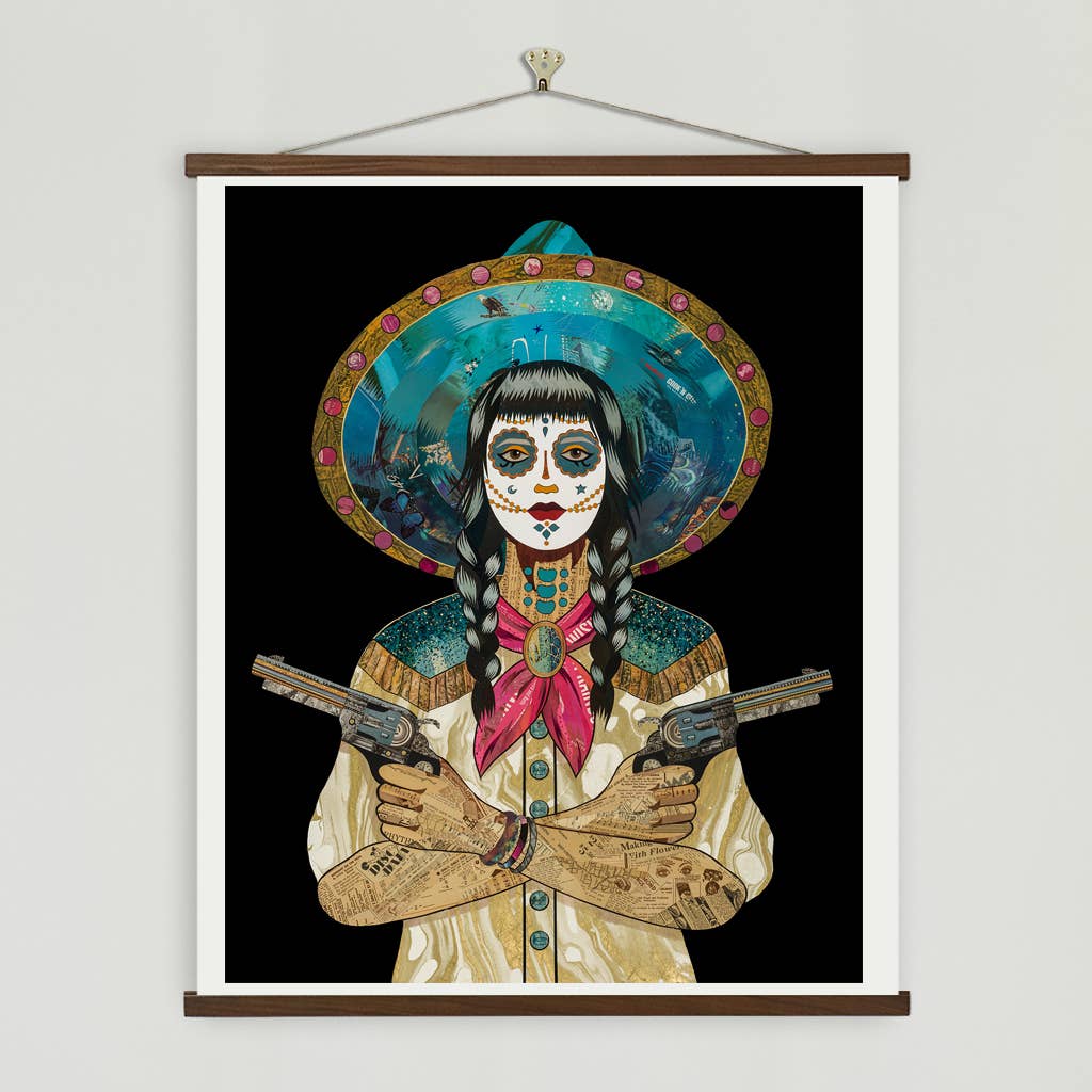 Art Print | Cowgirl Wall Art | FOOL'S GOLD (MIDNIGHT)