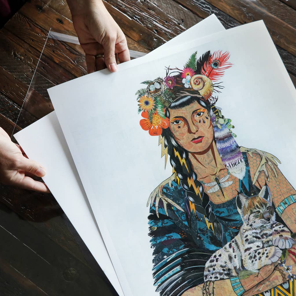 Art Print | Cowgirl Wall Art | FOOL'S GOLD (MIDNIGHT)