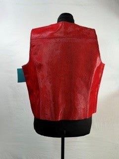 CF94-6 HAIR ON HIDE VEST 2X