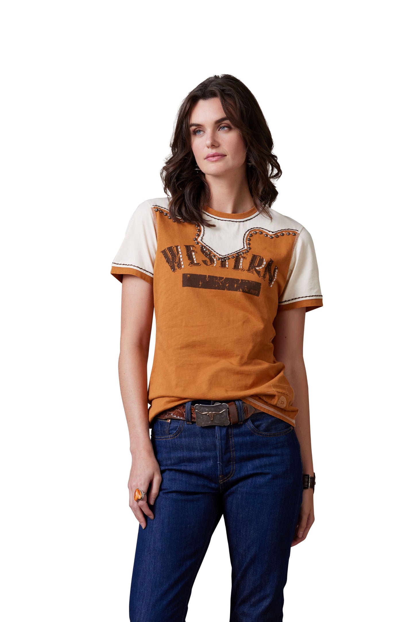WESTERN TEE T4026