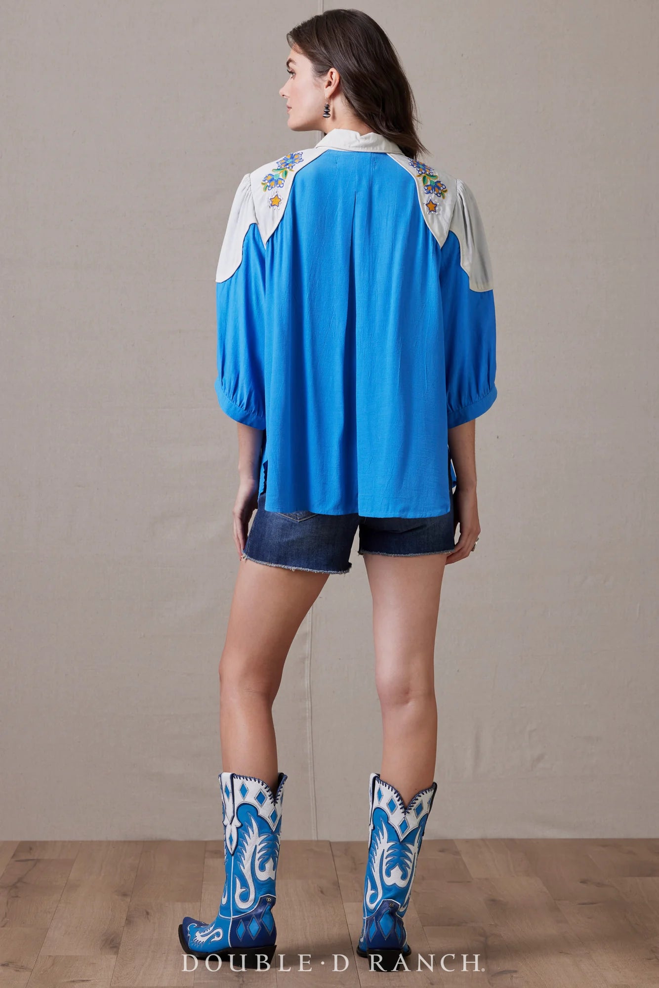 NOT MY FIRST RODEO BLOUSE T4042