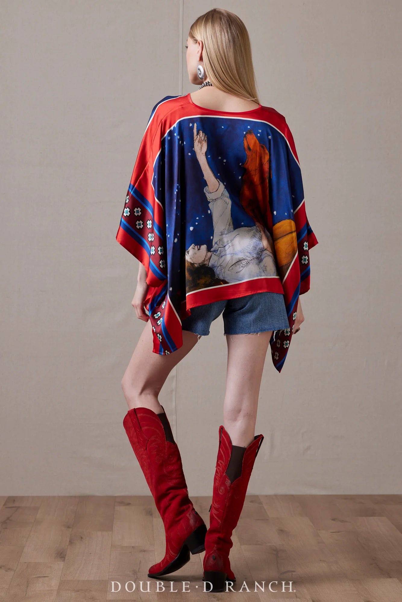 WRITTEN THE STARS PONCHO T4052