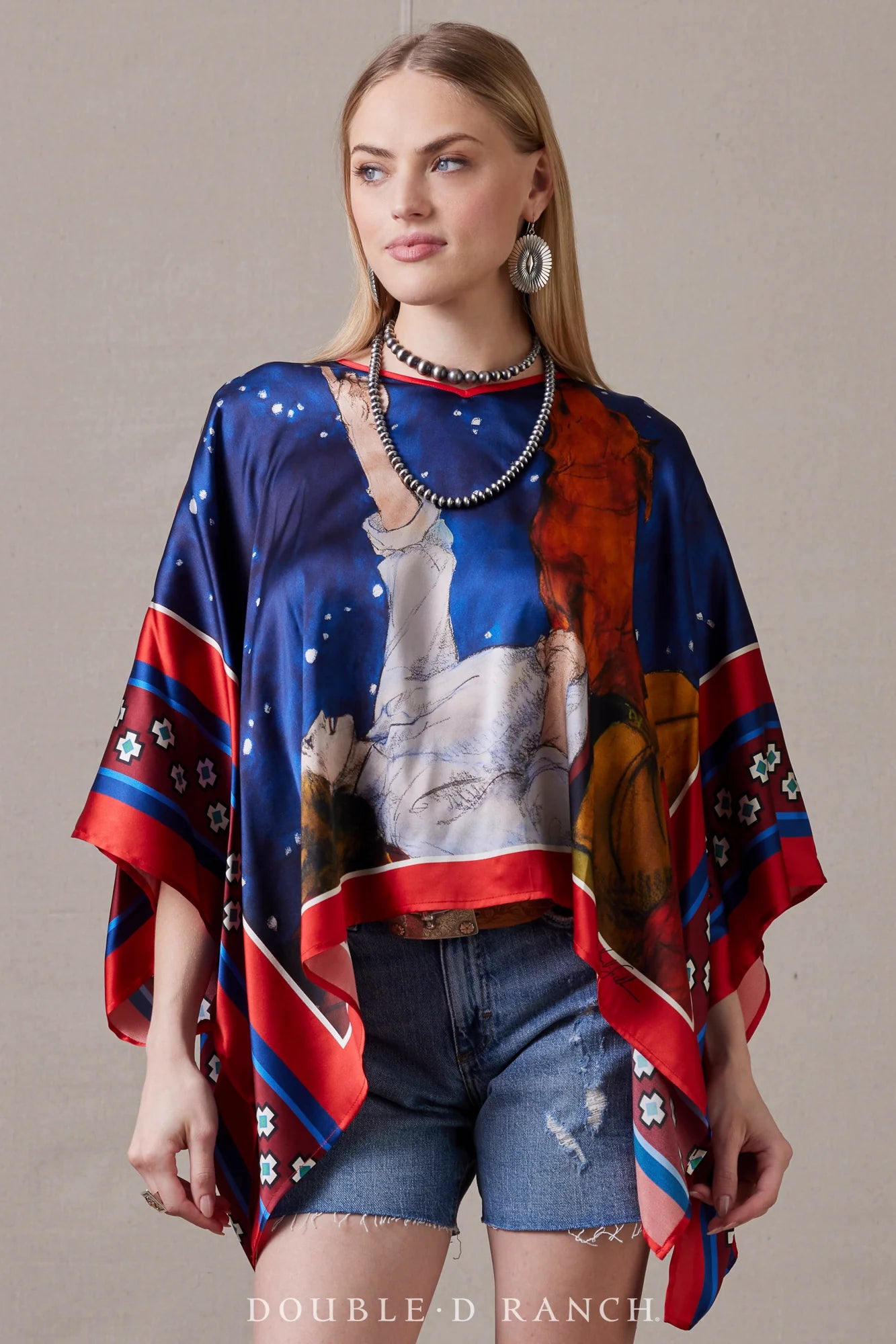 WRITTEN THE STARS PONCHO T4052