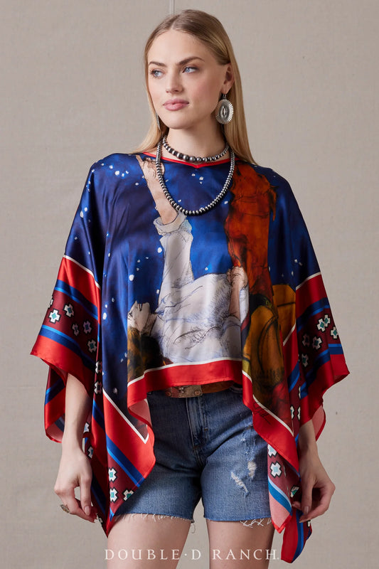 WRITTEN THE STARS PONCHO T4052