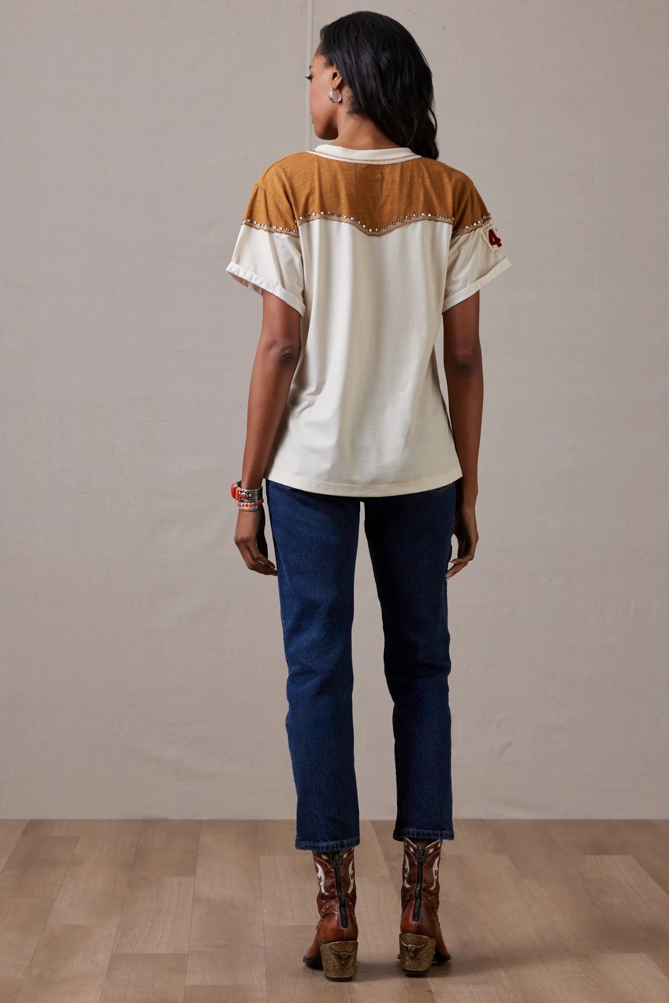 GIRL OF RODEO TOP T4034