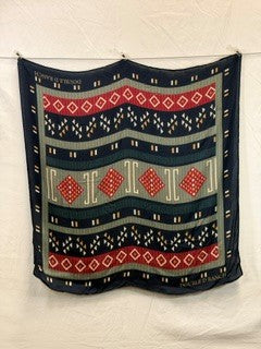 CF48-78 WINE DIAMONDS SCARF 25X25