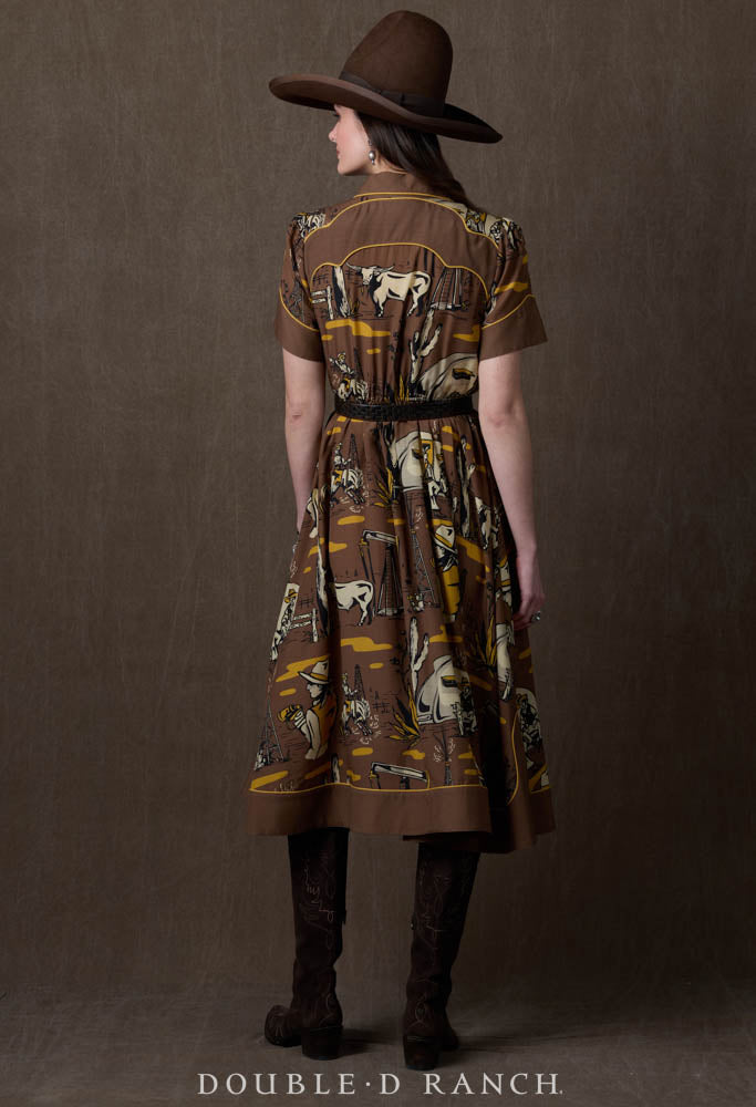 OIL CAMP DRESS D1513