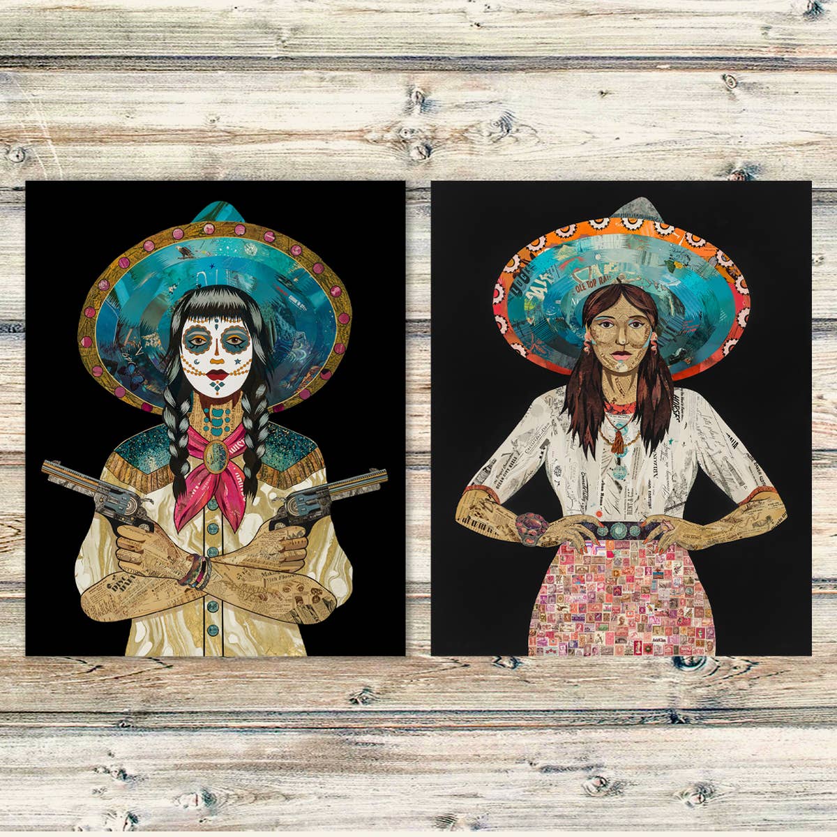 Art Print | Cowgirl Wall Art | FOOL'S GOLD (MIDNIGHT)