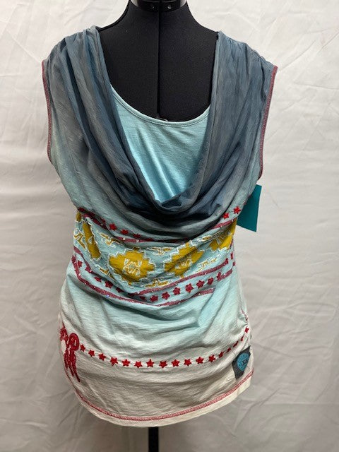CF50-7 DRAPE FRONT T SHIRT M