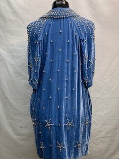 CF6-19 ICE BLUE DRESS S