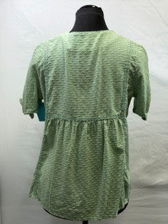 CF18-18 GREEN ROSE SCROLL TOP XS