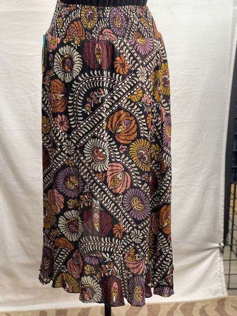 CF70-14 PRINT SKIRT L