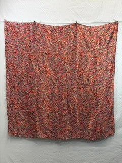 CF38-55 PINK SCROLL SCARF 33X33