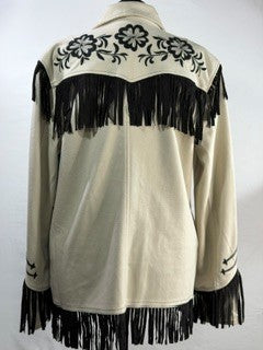 CF86-48 CREAM/BLK JACKET XL