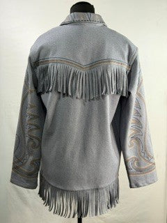 CF76-24 BLUE BOOT STITCH JACKET S