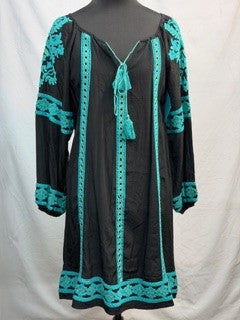 CF87-5 BLK/TURQ DRESS XS