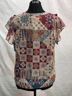 CF77-10 PATCHWORK TOP M