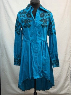 CF87-6 ROJA TURQ TUNIC S