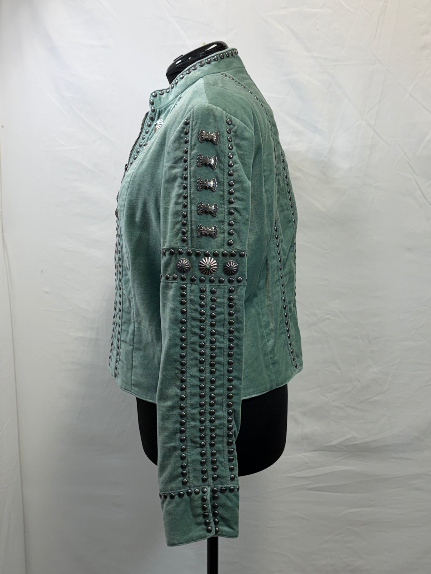 CF86-87 GREEN VEVET JACKET XL