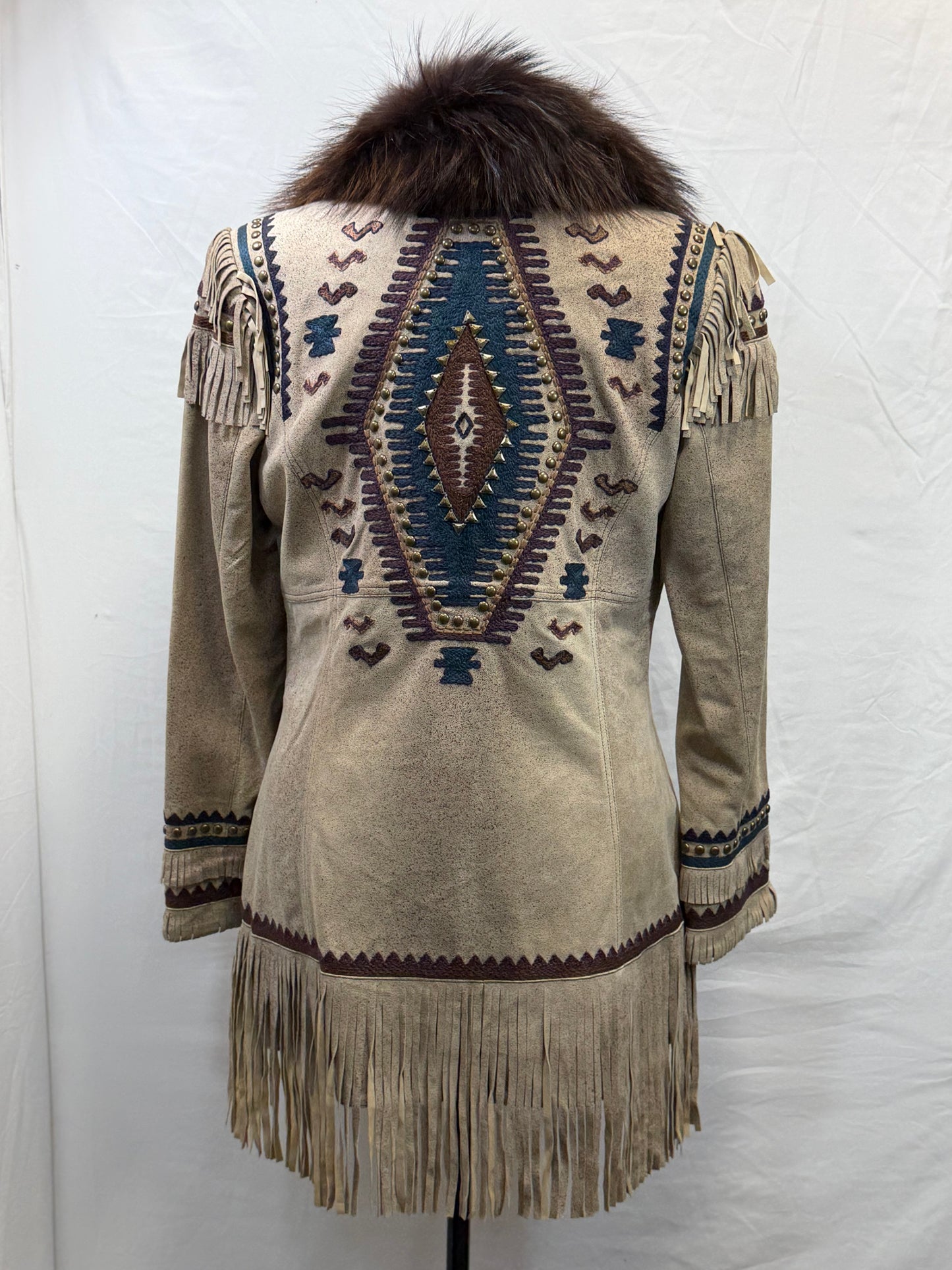 CF86-86 TRAVIS CROSSING W/FUR JACKET XL
