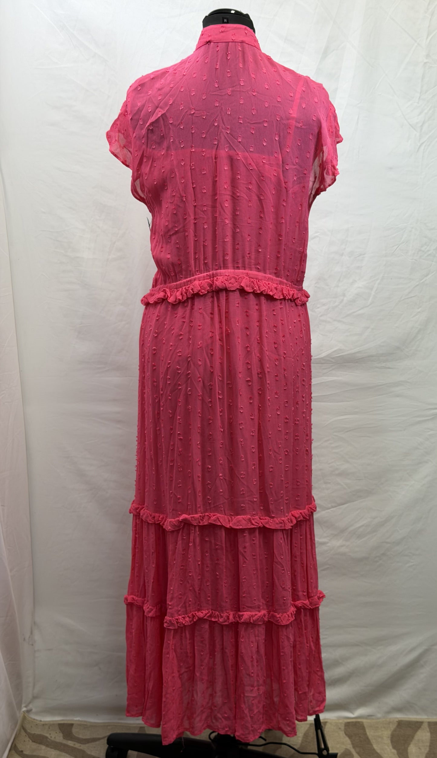 CF47-27 PINK/GREEN DRESS M