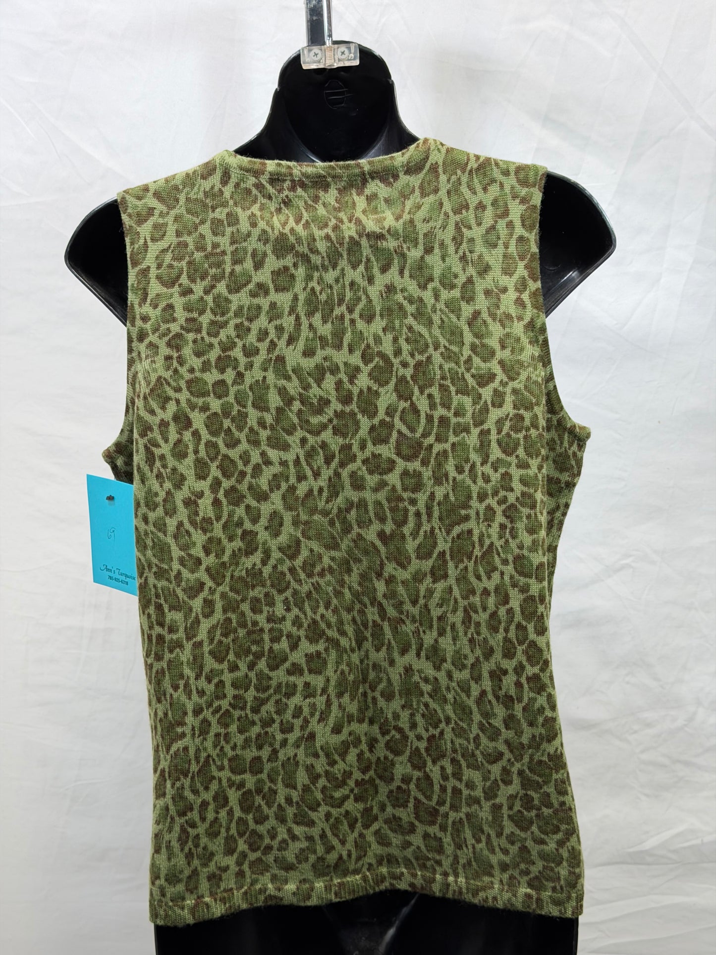 CF107-132 GREEN LEOPARD TANK S