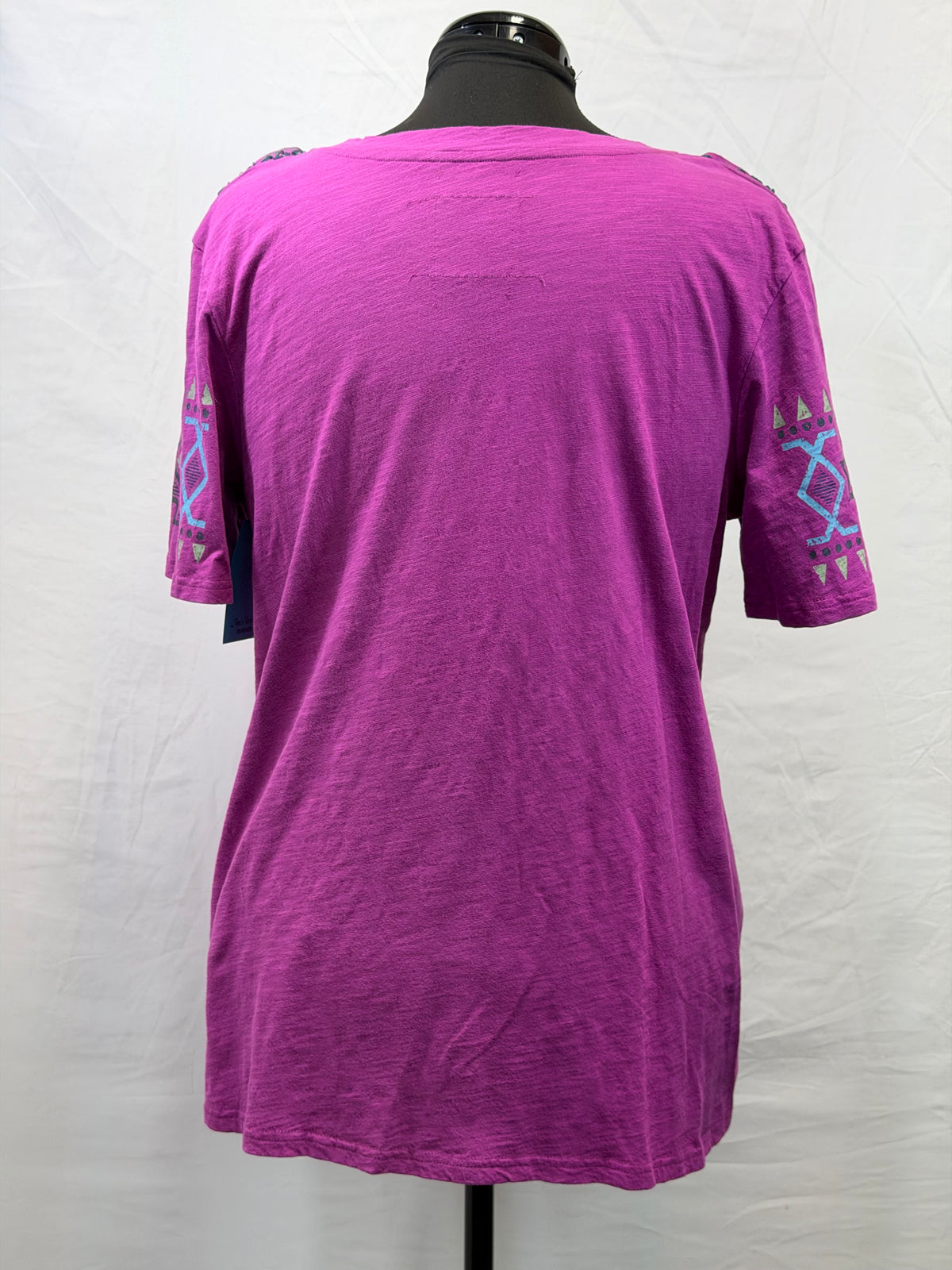CF112-6 PINK COLD SHOULDER TOP L