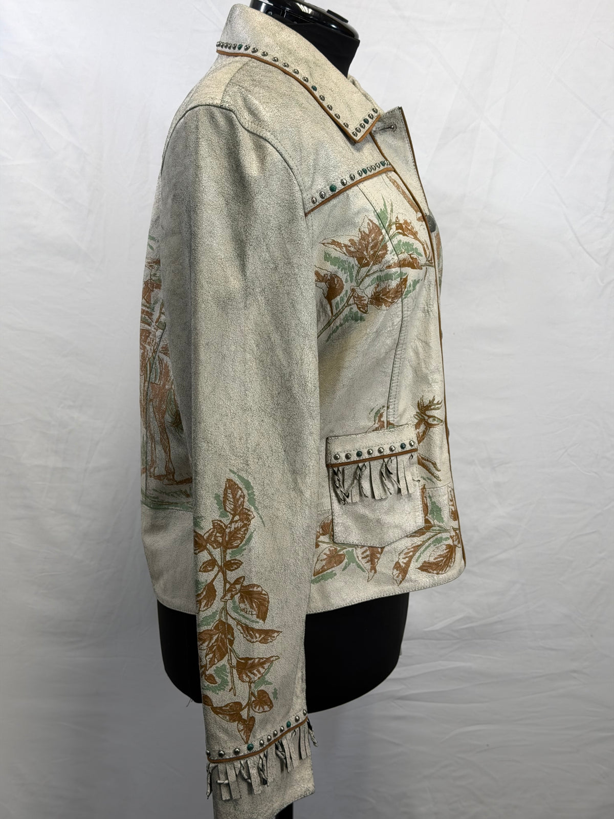 CF33-211 CRACKLE COWBOY JACKET XL