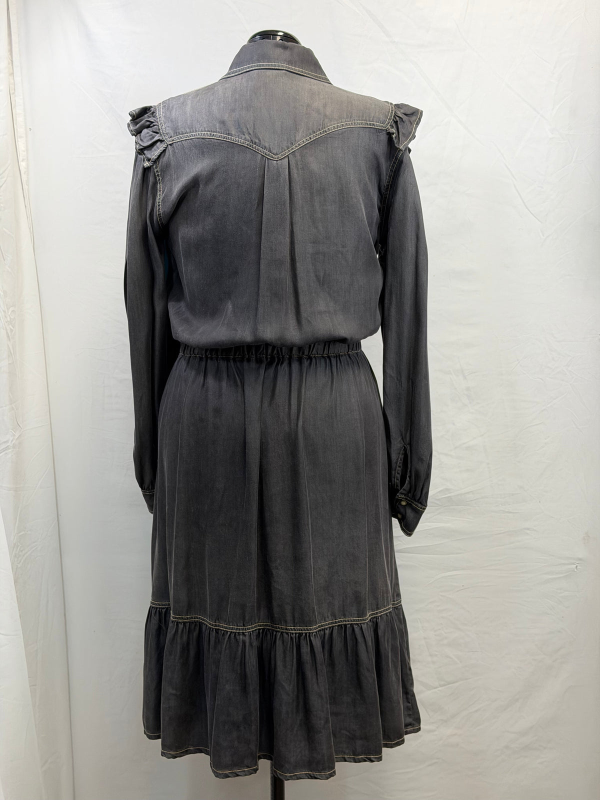 CF33-234 BLACK TENCEL DRESS XL