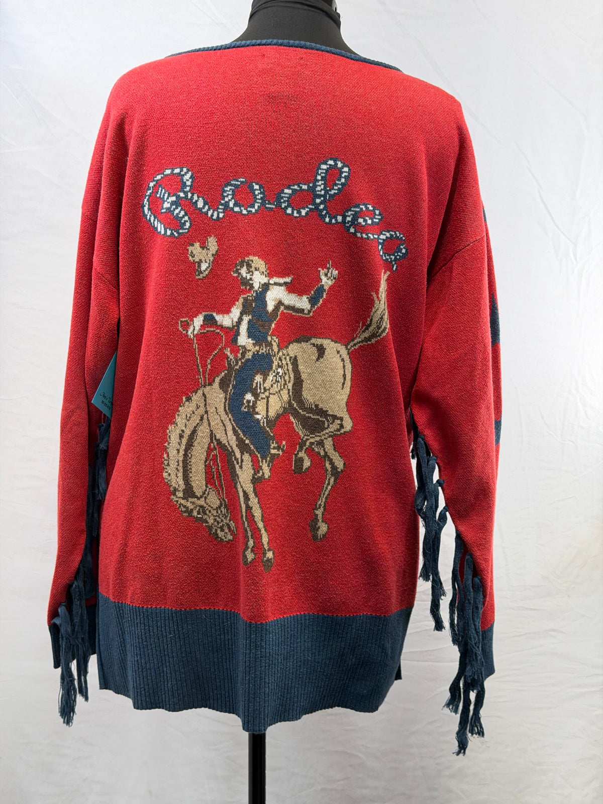 CF54-23 TASHA POLIZZI RODEO SWEATER L