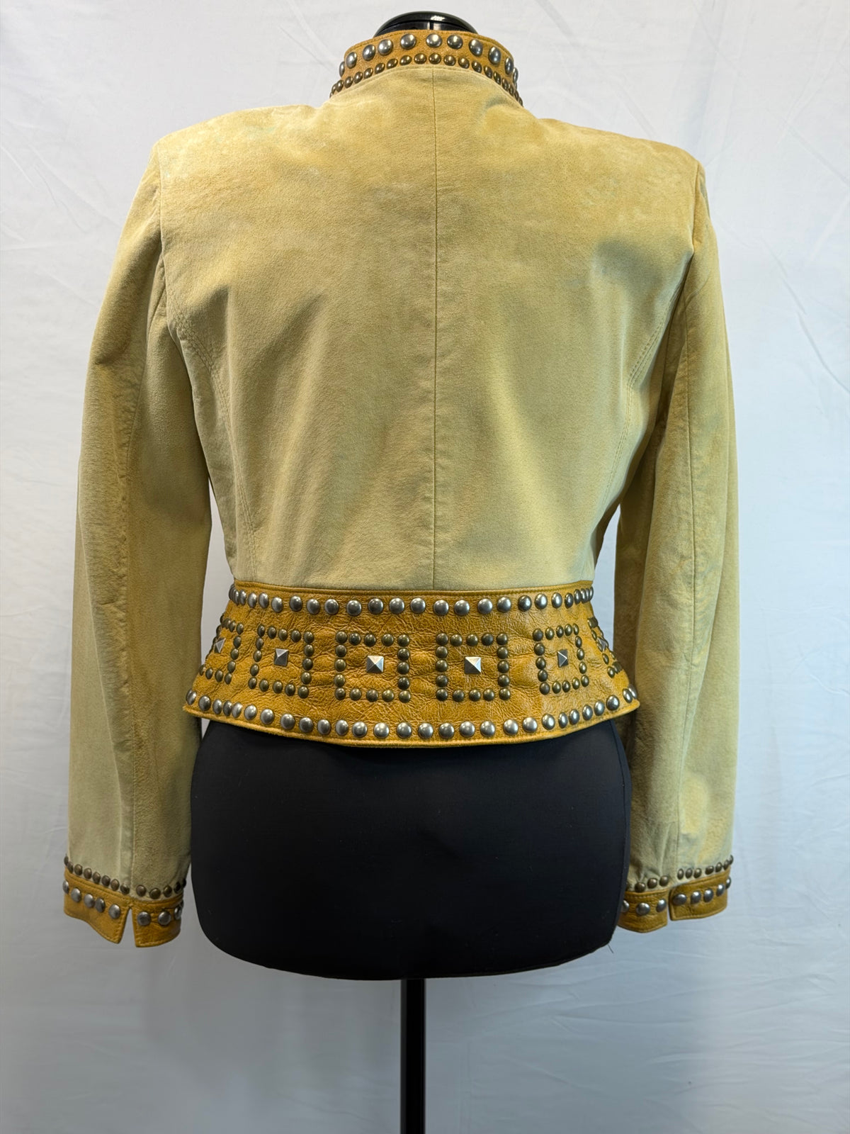 CF109-26 SUEDE/LEATHER JACKET L