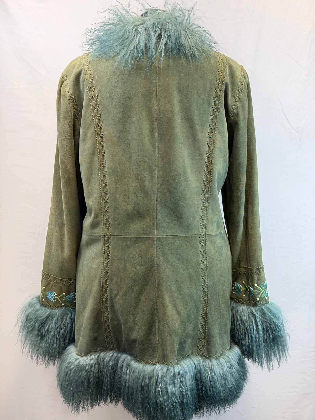 CF109-9 MOSS/LAMB SUEDE JACKET XL