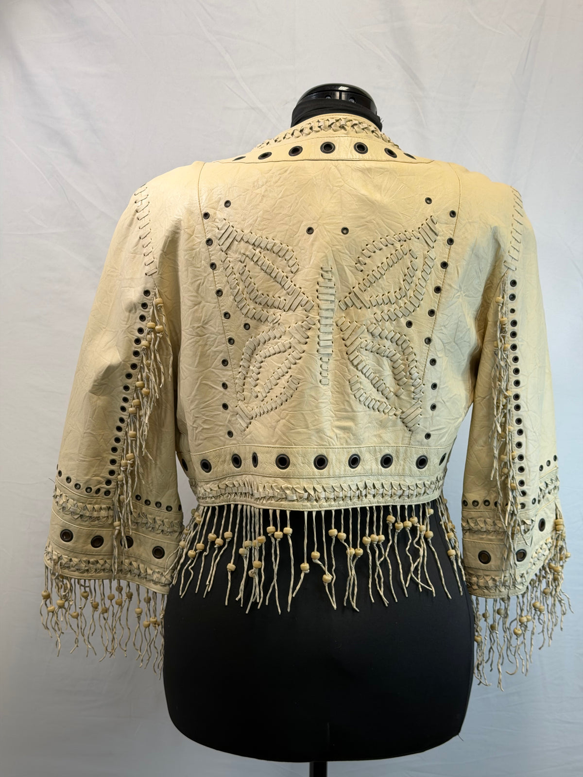CF109-20 CREAM BUTTERFLY BOLERO L