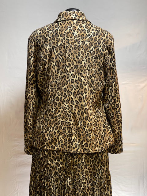 CF5-16 LEOPARD PRINT BLOUSE-XL