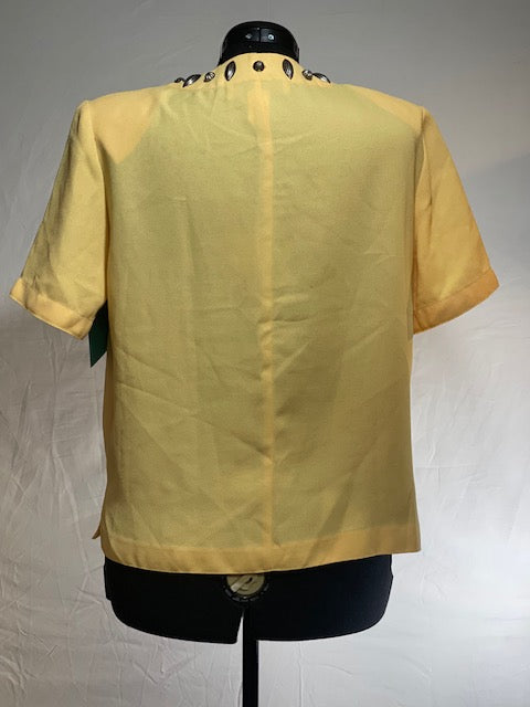 CF30-21 YELLOW TOP W/STUDS S/S -L