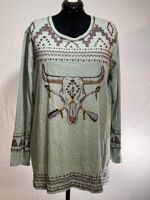 CF44-7 LONGHORN W/ARROWS & AZTEC-2X