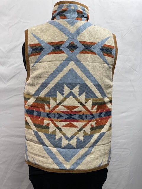 CF48-17 REVERSABLE SERAPE VEST-XS