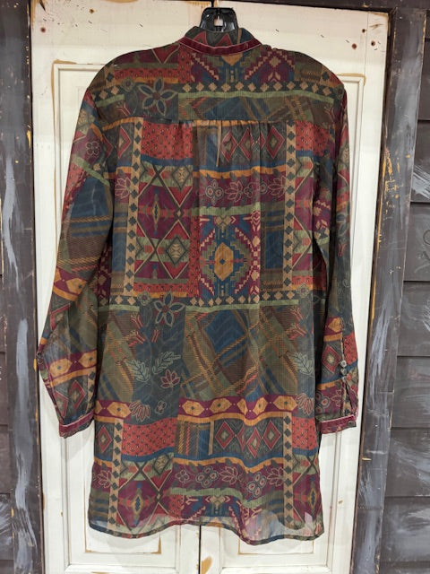 CF32-5 TUNIC-AUTUMN COLORS-XS