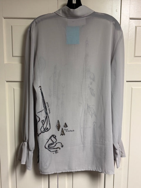 CF19-24 NATIVE ART BLOUSE-MED