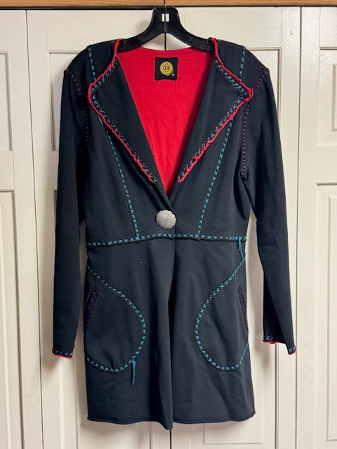 CF34-7 COTTON JKT W/CROSS-XS BLACK